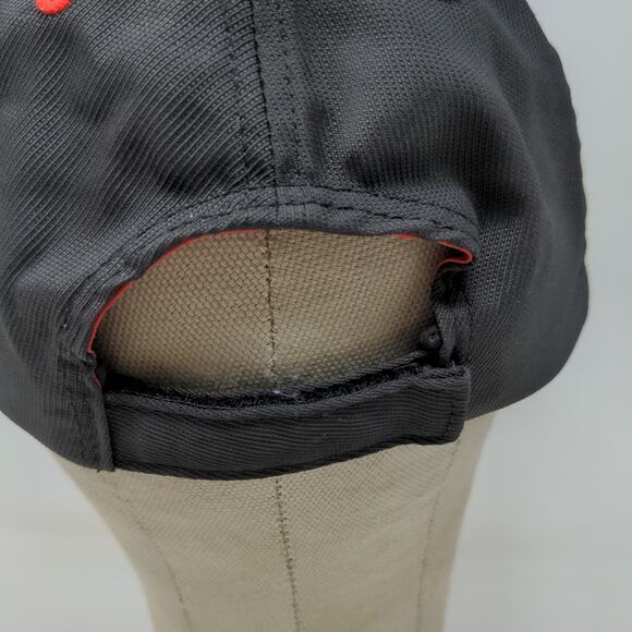 Fan Favorite MLB Chicago Cubs Strapback Hat Embroidered Logos Black Red OSFA - Picture 8 of 12